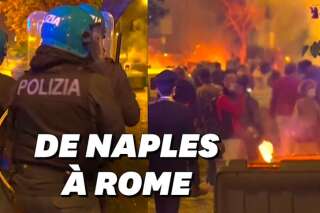 Le couvre-feu contesté en Italie par des militants d'extrême droite