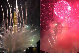 Les images du feu d'artifice de Sense8 près de la Tour Eiffel qui a affolé certains Parisiens