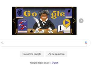 Alexandre Dumas illustré en homme noir sur Google et c'est rare