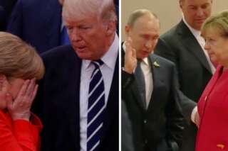 Les internautes ont adoré ces deux images d'Angela Merkel avec Vladimir Poutine et Donald Trump