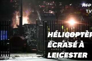 Les images après l'accident d'hélicoptère à Leicester
