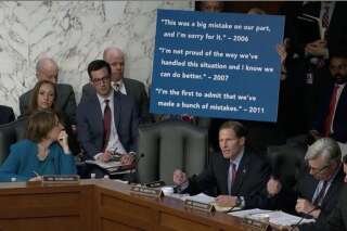 Facebook: Les excuses à répétition de Mark Zuckerberg moquées au Sénat américain