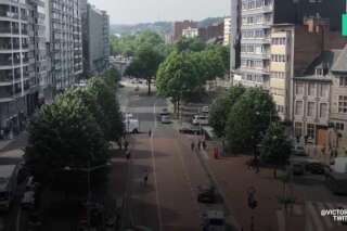 Liège: les images de la fusillade qui a fait trois morts près d'un lycée de Belgique