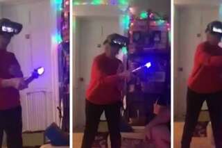Un casque de réalité virtuelle a transformé cette grand-mère en Jedi