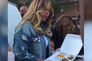 Beyoncé a mis la main à la pâte pour les victimes de l'ouragan Harvey