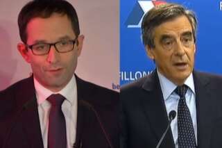 Benoît Hamon et François Fillon, les deux outsiders, avaient des discours similaires après le premier tour de leur primaire