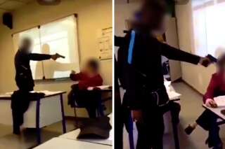 Deux lycéens en garde à vue pour avoir pointé une arme sur leur professeure
