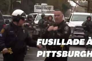 Fusillade à Pittsburgh: les images de la synagogue et de l'intervention policière