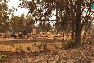 Californie: après les incendies, de terribles images de désolation