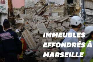 Les images des immeubles effondrés de la rue d'Aubagne à Marseille