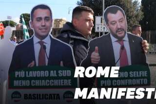 Contre le gouvernement italien, des centaines de milliers de manifestants à Rome
