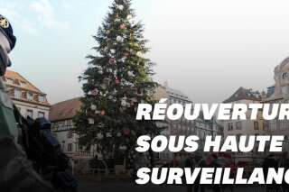 Le marché de Noël de Strasbourg rouvre sous très haute surveillance