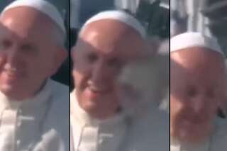 Le pape touché à la tête par un objet pendant un bain de foule