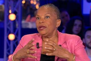 ONPC: Christiane Taubira, piquée par Laurent Ruquier, menace avec humour de lui jeter son verre 