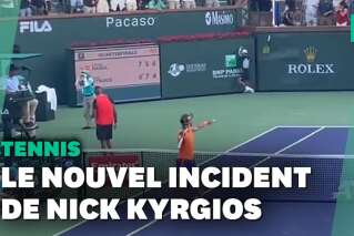 Nick Kyrgios manque de blesser un ramasseur de balles à Indian Wells