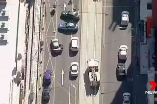 Les images de la panique à Melbourne, où une voiture a fauché des piétons