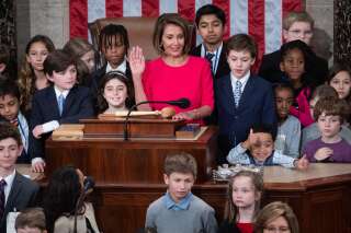 Nancy Pelosi fait son retour au Congrès américain en famille