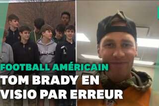 Tom Brady, star de NFL, en visio avec des étudiants après une erreur