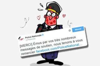 PHOTOS. Après les attentats à Paris, la police remercie les internautes pour leur soutien et leurs dessins