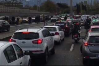 L'opération anti-VTC des taxis à Toulouse paralyse la ville