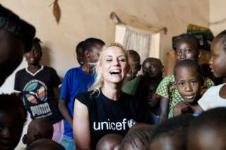 PHOTOS. Élodie Gossuin avec l'UNICEF : sa première mission humanitaire  pour la vaccination des enfants