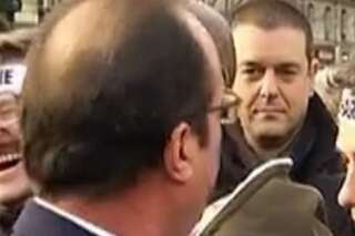 Manifestation Charlie: Luz pris d'un fou rire face à Hollande pour une histoire de caca