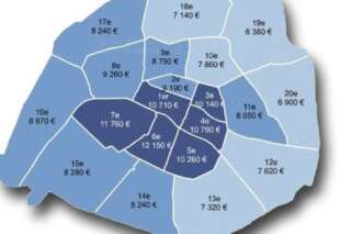 CARTES. Prix de l'immobilier à Paris: Les arrondissements qui repartent à la hausse (et ceux qui baissent)