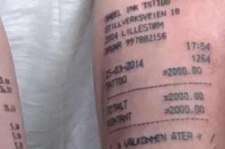 Tatouages insolites: après un ticket de caisse McDonald's tatoué sur le bras, un ado norvégien récidive