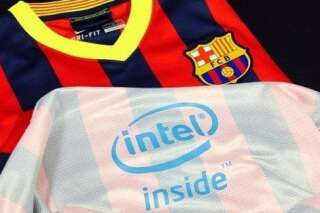 Barça: un logo pour Intel à l'intérieur du maillot du FC Barcelone