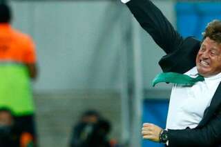 Coupe du monde 2014: les célébrations de buts de Miguel Herrera, le sélectionneur du Mexique, amusent les internautes