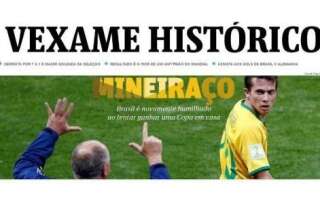 Coupe du monde 2014: les unes de la presse après l'incroyable défaite du Brésil face à l'Allemagne