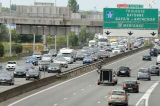 Info trafic: jusqu'à 361 km de bouchons dimanche sur la route des vacances