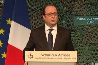 Dans ses voeux aux armées, François Hollande veut augmenter de 50% l'effectif de la réserve militaire