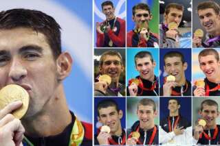 21 médailles d'or pour Phelps entre 2004-2016? C'est presque aussi bien que l'ensemble de l'équipe de France