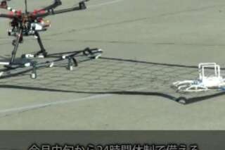 VIDÉO. La police de Tokyo inaugure son chasseur de drones interdits