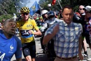 La course à pied de Chris Froome lors de la 12e étape du Tour de France a inspiré les internautes
