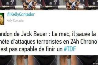 TWEETS. Tour de France: Jack Bauer abandonne, Twitter ne rate pas l'occasion