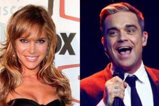 PHOTO. Robbie Williams tweete une photo de sa femme Ayda Field en talons aiguilles avant son accouchement