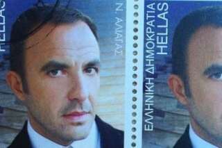 En Grèce, Nikos Aliagas a un timbre à son effigie