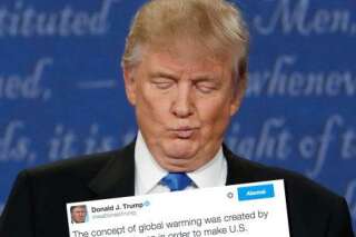 Pendant leur 1er débat, Hillary Clinton déterre ce tweet ubuesque de Donald Trump sur le réchauffement climatique