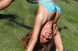 PHOTO. Beyoncé fait du yoga en bikini