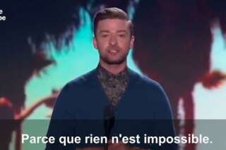 L'émouvant discours de Justin Timberlake en faveur de la tolérance aux Teen Choice Awards