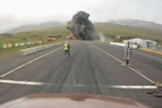 VIDEO. Un crash d'avion impressionnant filmé en Islande