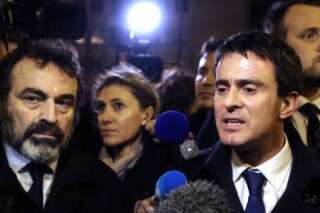 Manuel Valls à l'hypermarché casher porte de Vincennes: 