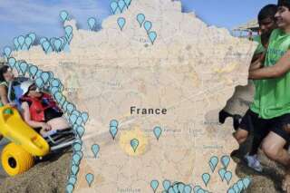 La carte des 212 plages de France accessibles aux handicapés