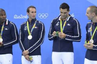La France décroche sa première médaille aux JO de Rio 2016 avec l'argent au relais 4x100 m nage libre