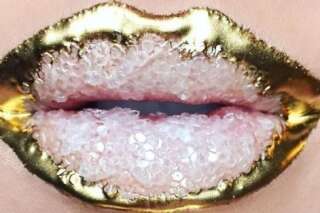 Cette maquilleuse transforme vos lèvres en cristaux
