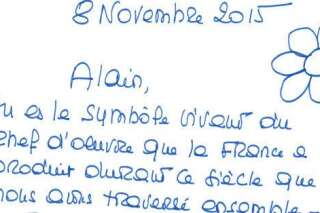 La lettre fleurie de Brigitte Bardot à Alain Delon, qu'elle 