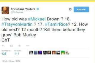 Christiane Taubira réagit à l'affaire Ferguson par des tweets polémiques