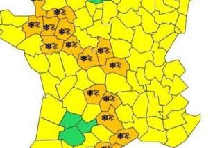 Météo France place 13 départements en vigilance orange neige-verglas